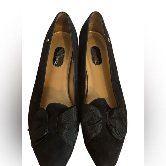 John Romain Courtney Leather Upper Pointed Black Suede Loafer size 10 - 10B - Picture 4 of 7